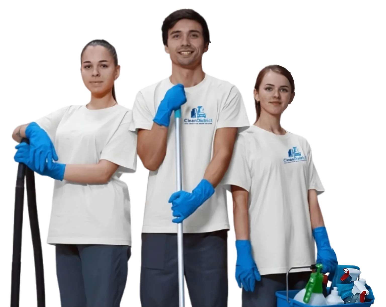 CleanDistrict cleaning team